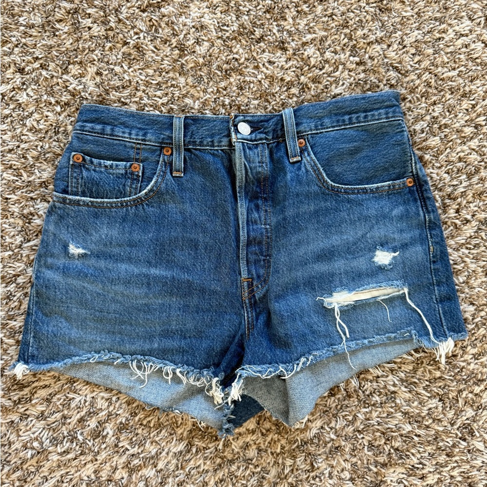 Levi’s 501 high rise shorts